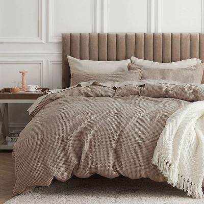 Ajoutez une touche de luxe à votre chambre à coucher avec un ensemble de couverture de couette 100% coton tissé