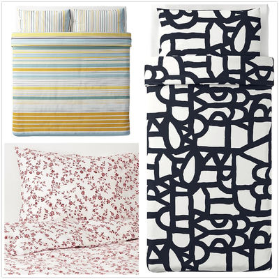 128x70 300tc Ensemble de coton pur 240*220/50*60*2 pour les draps de chambre des ménages