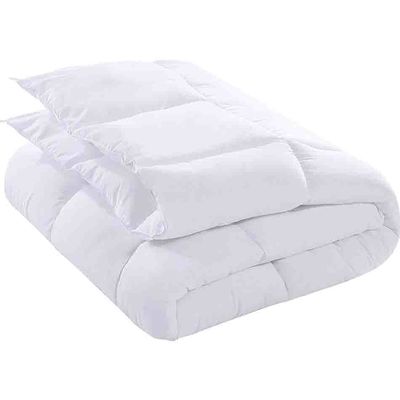 Couette en pochoir avec des onglets d'angle Boîte d'hôtel Cousue