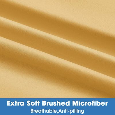 Pas de remplissage de coussins de luxe brodés pour la chambre à coucher extra doux brossé en microfibre