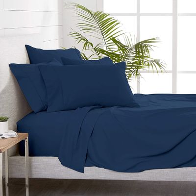 Améliorez la décoration de votre chambre avec un ensemble de feuilles de microfibre brossées de la série 2200 de bambou 80 grammes