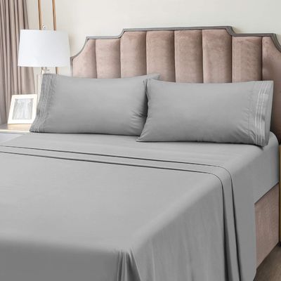 Transformez votre chambre d'enfant en une retraite confortable avec un ensemble de draps brodés en 3 lignes