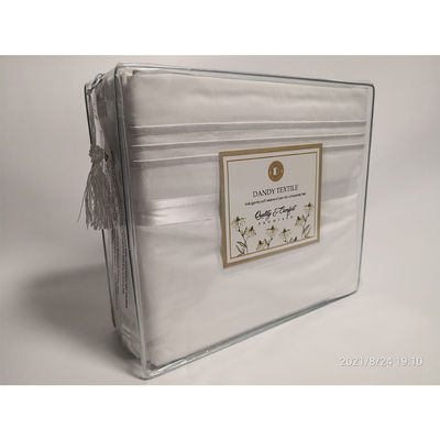 Super Soft 200TC Microfiber Embroidery Sheets Pour Des Poches Profondes et Une Résistance à la Fading