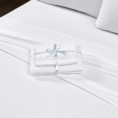 Super Soft 200TC Microfiber Embroidery Sheets Pour Des Poches Profondes et Une Résistance à la Fading