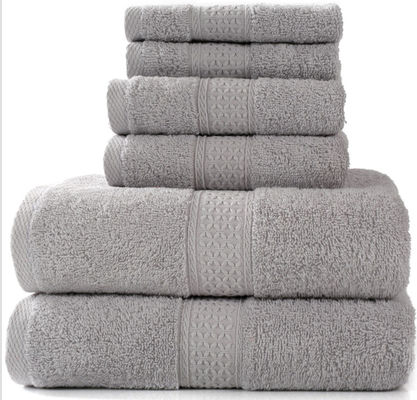 Des serviettes en coton tricotées très absorbantes et douces 3 pièces pour vos besoins de salle de bain