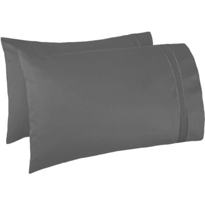 4pcs Trois lignes de broderie Hôtel couette lit 100% polyester