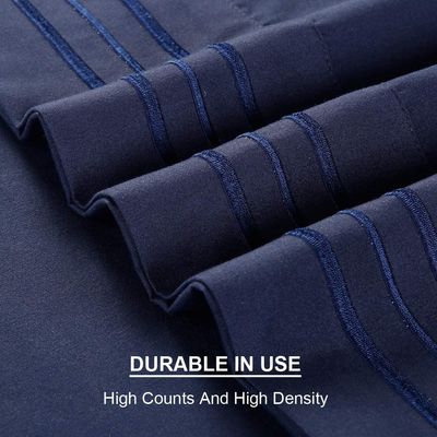 Trouvez un sommeil reposant avec un ensemble de feuilles de microfibre brossées de 3 lignes