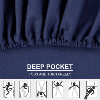 Trouvez un sommeil reposant avec un ensemble de feuilles de microfibre brossées de 3 lignes