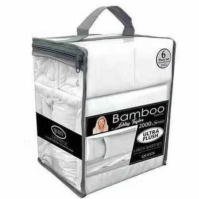 40 chiffres de tissu solide la plus récente drap de lit brossé en microfibres en bambou lit ensemble 6 pièces pour la chambre