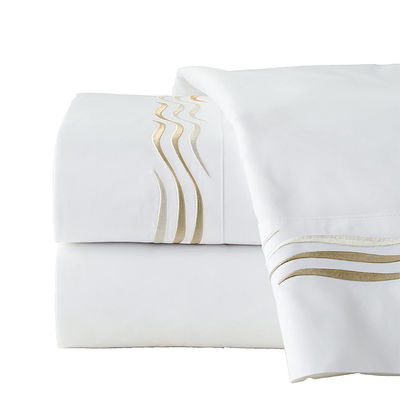 Accueil Ensemble de draps de lit brodés Ensemble de draps de lit dans les normes nationales Grade de résistance de couleur