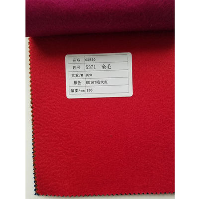 Les fils de laine les plus populaires 10% Alpaca 90% laine 870g/m Tissu de laine directement déformé