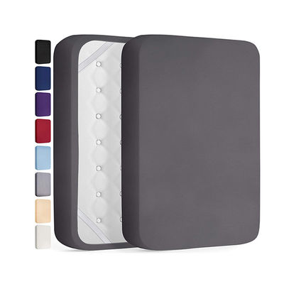 Ultra douce poche profonde montée en bas de la feuille de chambre espace chambre à coucher densité de tissu 133 * 60