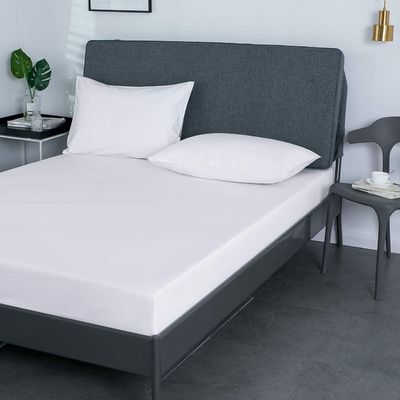 3 pièces de luxe plus doux 1500 fil compte égyptien lit monté pour la literie d'hôpital