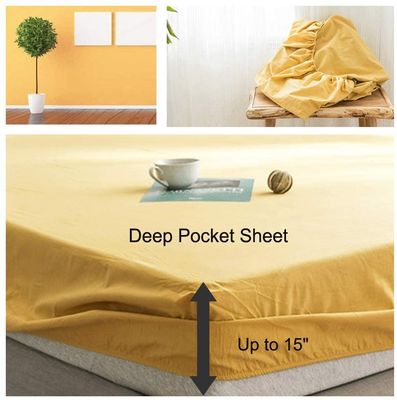 La feuille de tissage la moins chère pour le matelas 8 ou 14 pouces 4 Way Stretch Microfiber 75gm