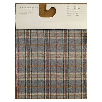 Vêtement en tissu tissé polyester luxueux et mélangé à du tweed