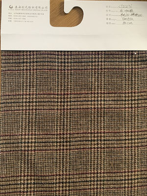 Vêtement en tissu tissé polyester luxueux et mélangé à du tweed
