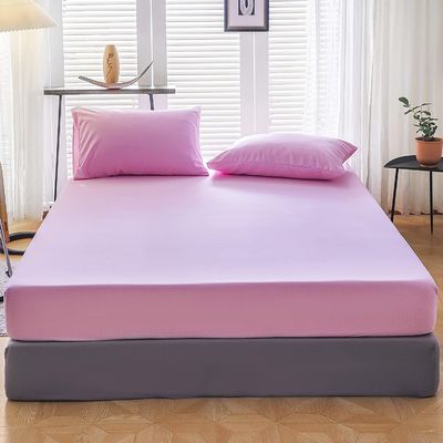 Couverture de lit 4 voies étirable en microfibre pour matelas de 8 ou 14 pouces 2 coussins