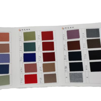 Tissu de laine douce sur mesure 50% polyester 50% manteau pour l'automne-hiver