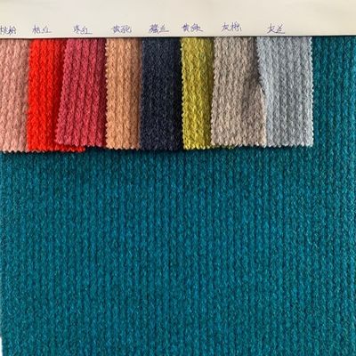 Tissu de laine douce sur mesure 50% polyester 50% manteau pour l'automne-hiver