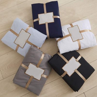 Personnalisé OUI 100% polyester en microfibres en tôle entièrement élastique tout autour Poche extra profonde toute la saison