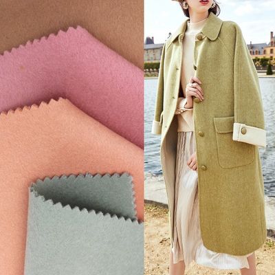 Tissus en laine de mode professionnelle Tissus en costume simple Worsted 150 cm
