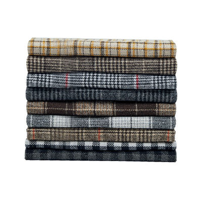 Tissu de laine à motifs italiens pour pantalon d'automne et d'hiver de haute qualité