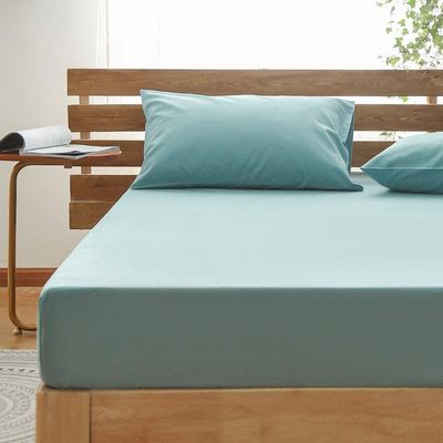 Anti-acariens de la poussière et anti-rides Les draps de lit sans rides sont réglementés par la réglementation de la température 3 PCS 4 PCS