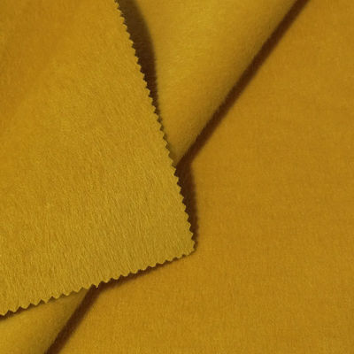 Vêtements d'hiver personnalisés Tissu de laine 90% laine 10% alpaga Super doux un côté brossé