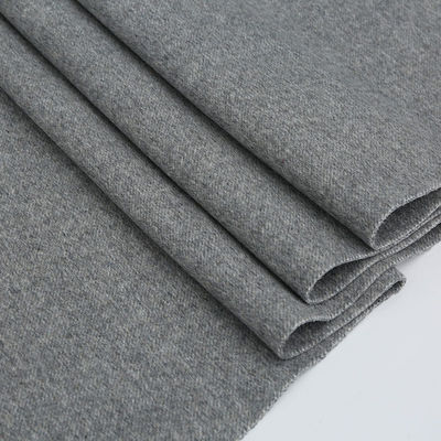 Vêtements en laine super douce Alpaca en tissu de veste à laine teinte