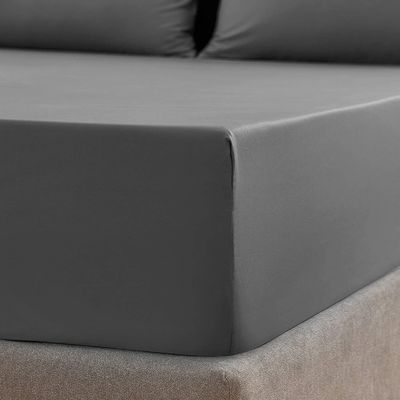 200TC Lit en coton avec poches de matelas profondes toute saison élastique