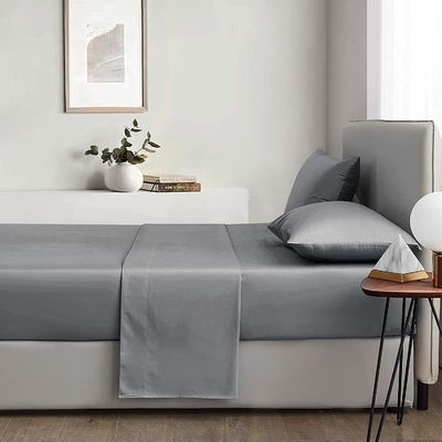 200TC Lit en coton avec poches de matelas profondes toute saison élastique