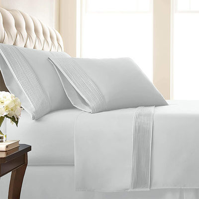 Des draps de 4 pièces en microfibre brossée douce de 1 à 2 kg