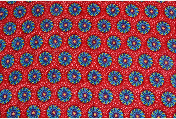 40X40 Compte de fils Tissu satiné Impressions de cire africaine Ghana Hitarget Vue de la cire réelle de premier ordre