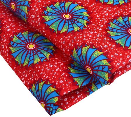 40X40 Compte de fils Tissu satiné Impressions de cire africaine Ghana Hitarget Vue de la cire réelle de premier ordre