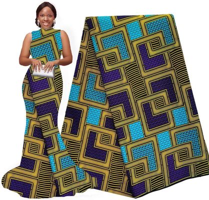 Tissu tissé en cire de coton pour les vêtements africains