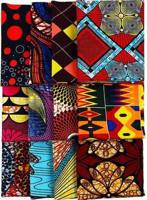 Tissu tissé en cire de coton pour les vêtements africains
