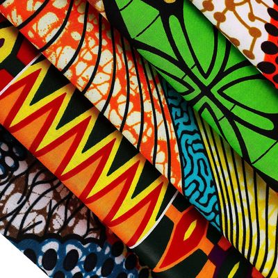 Tissu tissé en cire de coton pour les vêtements africains