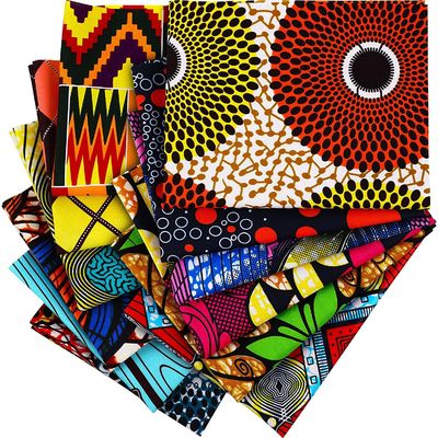 Tissu tissé en cire de coton pour les vêtements africains