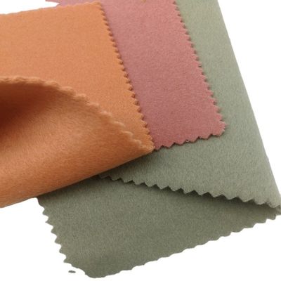 Tissu de vêtements en laine élancée et surdimensionnée avec une touche douce et des motifs personnalisés