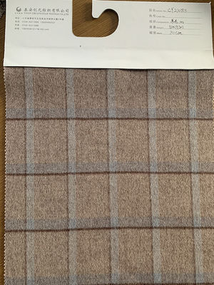 Tissu de vêtements en laine élancée et surdimensionnée avec une touche douce et des motifs personnalisés