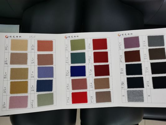Tissu de vêtements en laine élancée et surdimensionnée avec une touche douce et des motifs personnalisés