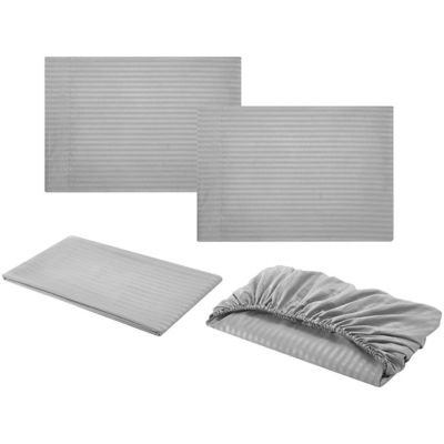 NO Remplissage 80gm 100% polyester en microfibre en relief Lit de lit ensemble de Xinpai 133 * 60 densité de tissu