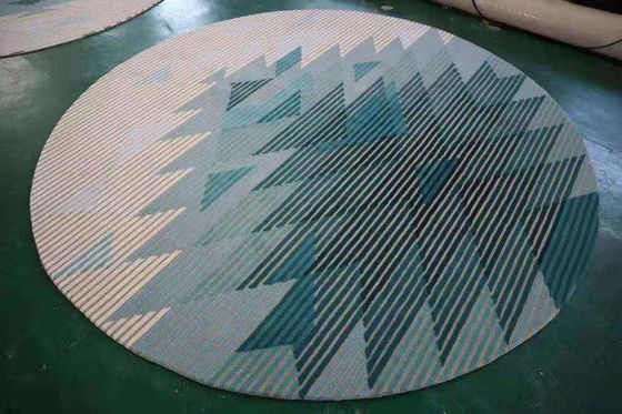 Taille personnalisée 100% technique faite à la main en laine tapis à boutons à la main pour l'hôtel doux et durable