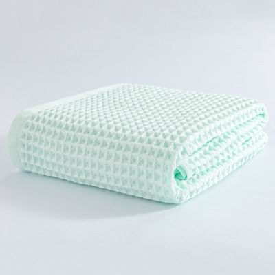 Couverture en coton doux et teintée pour bébé