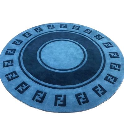 Tapis en laine et en soie de Nouvelle-Zélande à coupe en pile à la main tout-saison tapis fait à la main pour le salon