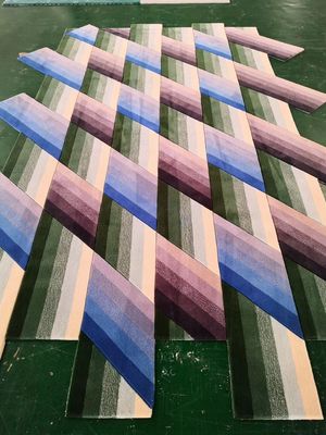 100% tapis de soie et de laine néo-zélandaise pour le salon