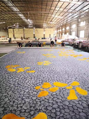 100% tapis de soie et de laine néo-zélandaise pour le salon