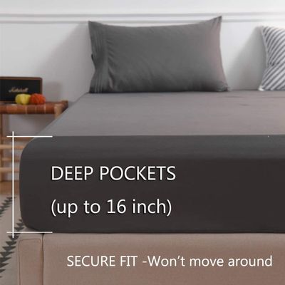 Nombre de fils 1800 pour toute la saison 100% de feuille de microfibre 6 pièces en 40 tissus