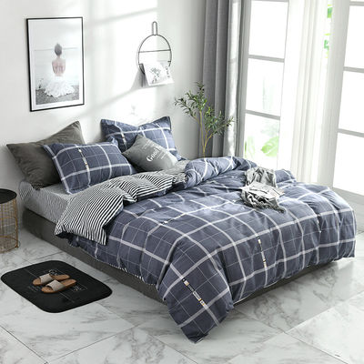 100% fibre de polyester personnalisé 4 pièces 2021 King Size Lit Set coton 300Tc pour chambre à coucher
