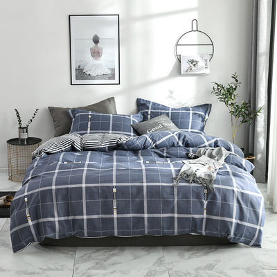 100% fibre de polyester personnalisé 4 pièces 2021 King Size Lit Set coton 300Tc pour chambre à coucher
